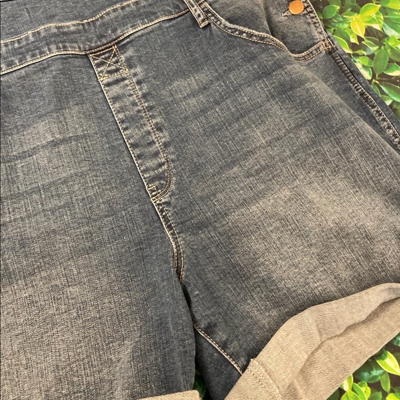 NWOT Seven Denim Short Stretch Overalls - 14 - Picture 6 of 10